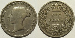 Victoria - Sixpence 1842 Kingdom of Great Britain (2ex)