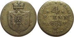 Schaumburg-Lippe - 4 Pfennige 1821 - Georg Wilhelm
