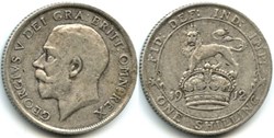 George V - One Shilling 1912 - Great Britain