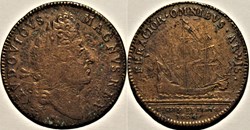 Louis XIV - Jeton 1694, La ville de Paris (Prévôt: Claude Bosc)