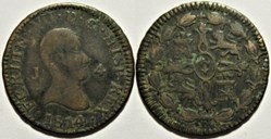 1814 Jubia, 4 Maravedis - Fernando VII de España