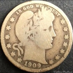 1909 Quarter Dollar
