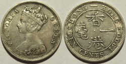 Victoria - 10 Cents 1900 Heaton - Hong-Kong