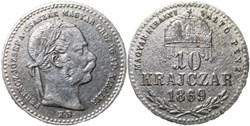 Franz Joseph I - 10 Krajczár 1869 Kremnica - Kingdom of Hungary