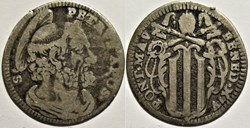 Benedict XIV, Pope - 1 Grosso 1744 St. Peter - Roma, Papal States