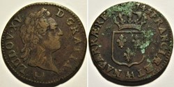 Louis XV - 1 Sol à l'écu de Metz 1774