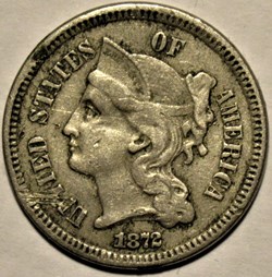 1872 - 3 Cents (ex.2)