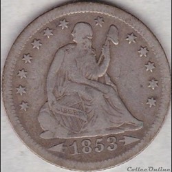 ←1853→ Rays New Orleans 25 Cents