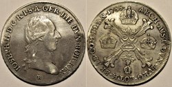1788 Kremnica, 1/4 Kronenthaler - Joseph II of Habsburg-Lorraine