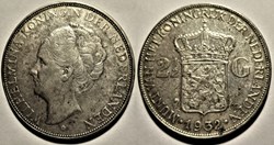 Wilhelmina of Netherlands - 2½ Gulden 1932