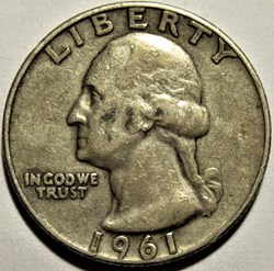 1961 Denver Quarter Dollar