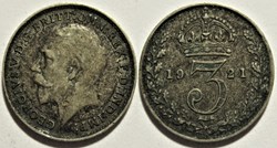 George V - 3 Pence 1921 - United Kingdom