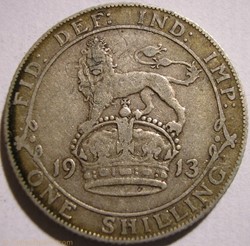 George V - One Shilling 1913 - Great Britain