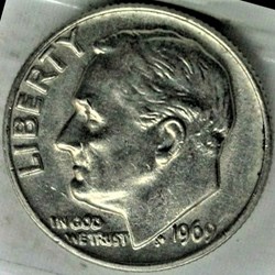 1969 Dime