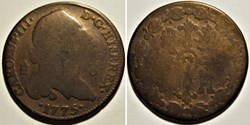 1775 - 8 Maravedis Segovia - Carlos III de España