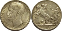 1930 Royaume d'Italie, 10 Lire Roma - Vittorio Emanuele III