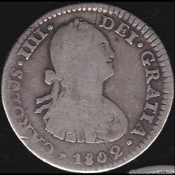 México - 1 Real 1802 Mexico - Carlos IV de España