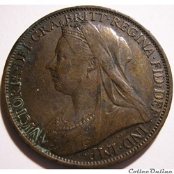 Victoria - One Penny 1899 - Kingdom of Great Britain
