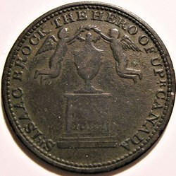 Upper Canada 1816 - HalfPenny Token - Isaac Brock
