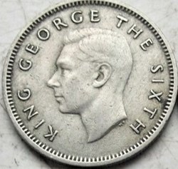 George VI - 6 Pence 1951 - New Zealand