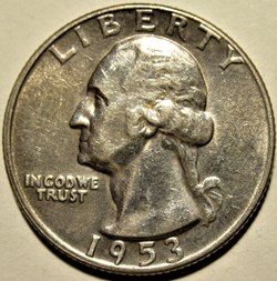 1953 Quarter Dollar