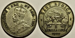 George V - 1 Shilling 1924 - British East Africa
