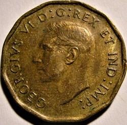 George VI - 5 Cents 1942 Victory - Default Edge