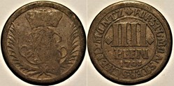 Friedrich Christian - 4 Pfennig 1703, Bishopric of Münster