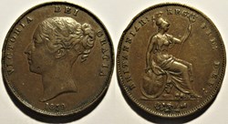 Victoria - One Penny 1859 - Kingdom of Great Britain