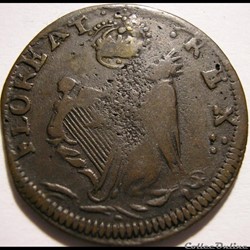 1680 Ireland St Patrick's Farthing - New Jersey