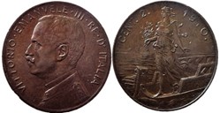 1910 Regno d'Italia, 2 Centesimi, Roma - Vittorio Emanuele III