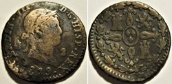 1829 Segovia 2 Maravedis - Fernando VII de España