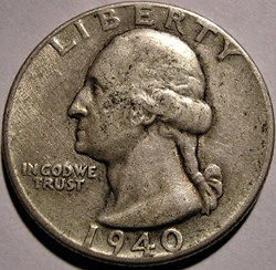 1940 Quarter Dollar