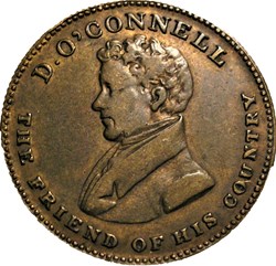 1830'-1840's Farthing/Token, Daniel O'Connell,  Ireland