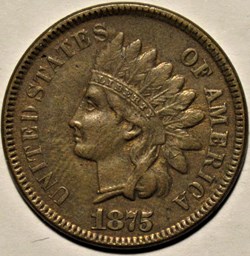 1875 One Cent