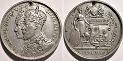 George V & Mary - 1911 Coronation Medal - British Empire