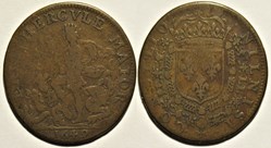 Louis XIV - 1649 Jeton du Conseil du roi / Hercule & l'hydre