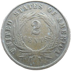 1870 Two Cents (ex.2)
