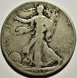 1938 Denver Half Dollar