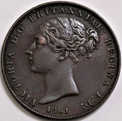 Victoria - 1/26 Shilling 1861 - Jersey