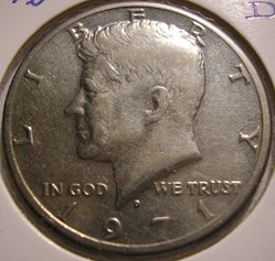 1971 Denver Half Dollar (ex.2)