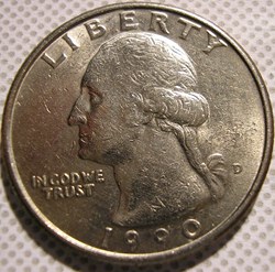 1990 Denver Quarter Dollar