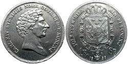 Sweden - Carl XIV Johan - 1 Riksdaler Specie 1838