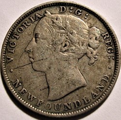 Victoria - 20 Cents 1890 Newfoundland