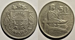 Latvia, Republic of - 50 Santimu 1922