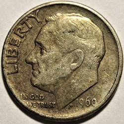 1960 Denver Dime