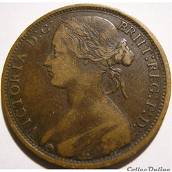 Victoria - One Penny 1873 - Kingdom of Great Britain