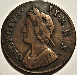 George II - Farthing 1734 Great Britain