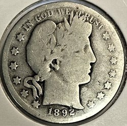 1892 San Francisco Half $