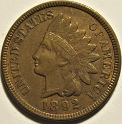 1892 One Cent